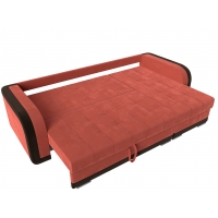 Угловой диван Марсель (микровельвет коралловый коричневый) - Изображение 4